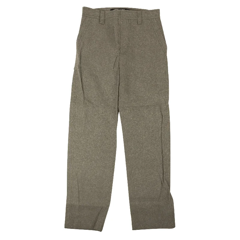 Stylish cropped pants for warm season trends -Pants with denim fabric-Dark Grey Le Pantalon De Costume Pants