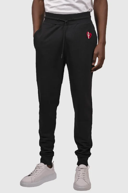 Weatherproof hiking pants for all-season trail use -Pants for chefs-Inimigo Embroidery Sweatpants