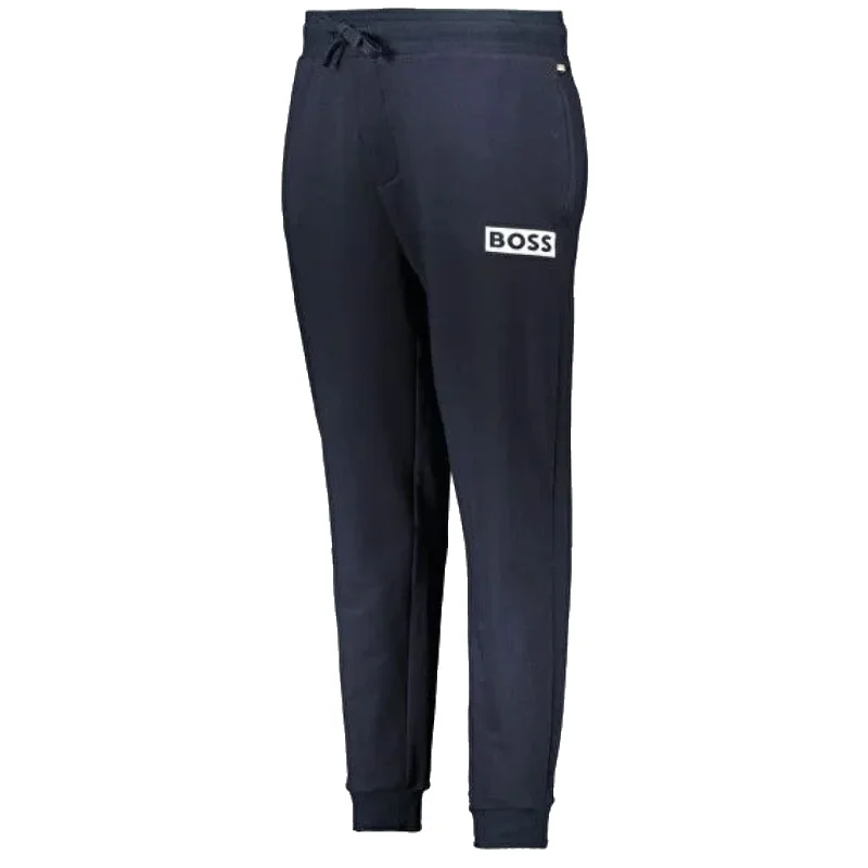 Classic straight-leg pants for versatile daily wear -Pants with adjustable waist-Hugo Boss Fashion Track Pants