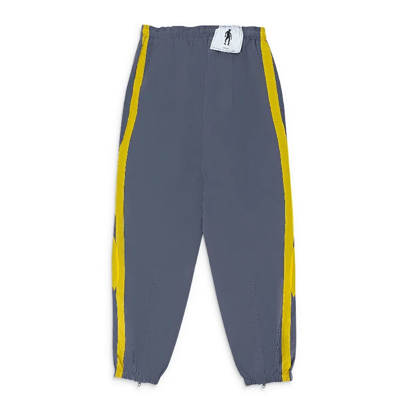 Durable twill pants for tough outdoor jobs -Pants for rock climbers-VINES TRAINER GRAY YELLOW CASUAL PANTS