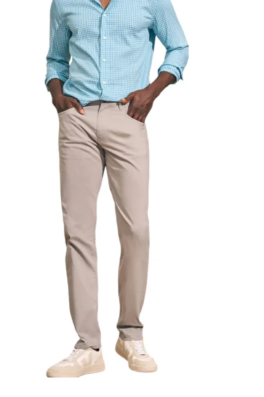 Stretch twill pants for flexible office comfort -Pants with UV protection-Movement 32" Inseam Pants In Fossil