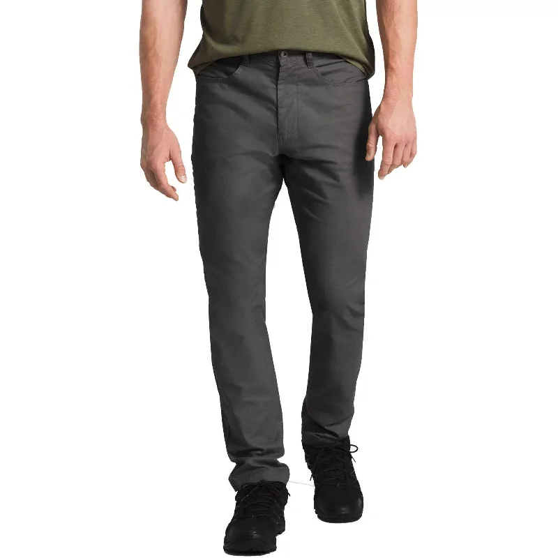 Lightweight travel pants for long flight comfort -Pants for yoga-The North Face NF0A3SO90B Pants Men's Size 42/SHT Gray Paramount Active CLO86