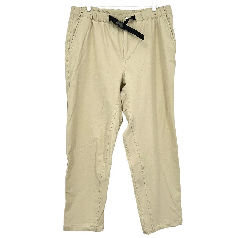 Lightweight linen pants for beach vacation style -Pants with stretch fabric-The North Face Tech Easy NF0A5GHZ3X4 Men's Tan Relaxed Fit Chino Pants L NCL511