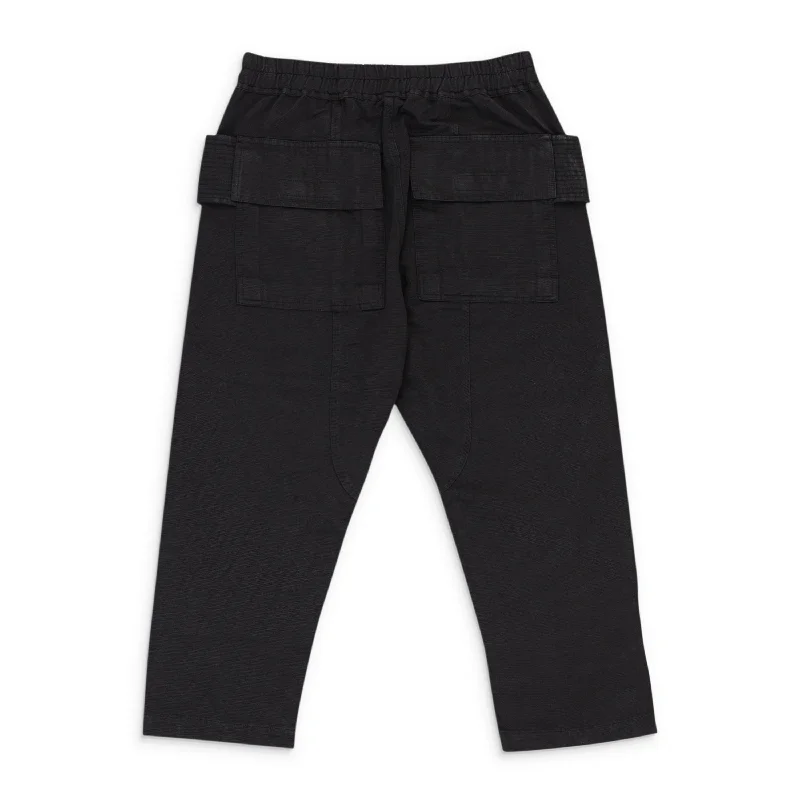 Lightweight jogger pants for summer evening strolls -Pants for DJs-CREATCH CROPPED BLACK MEN'S CARGO PANTS