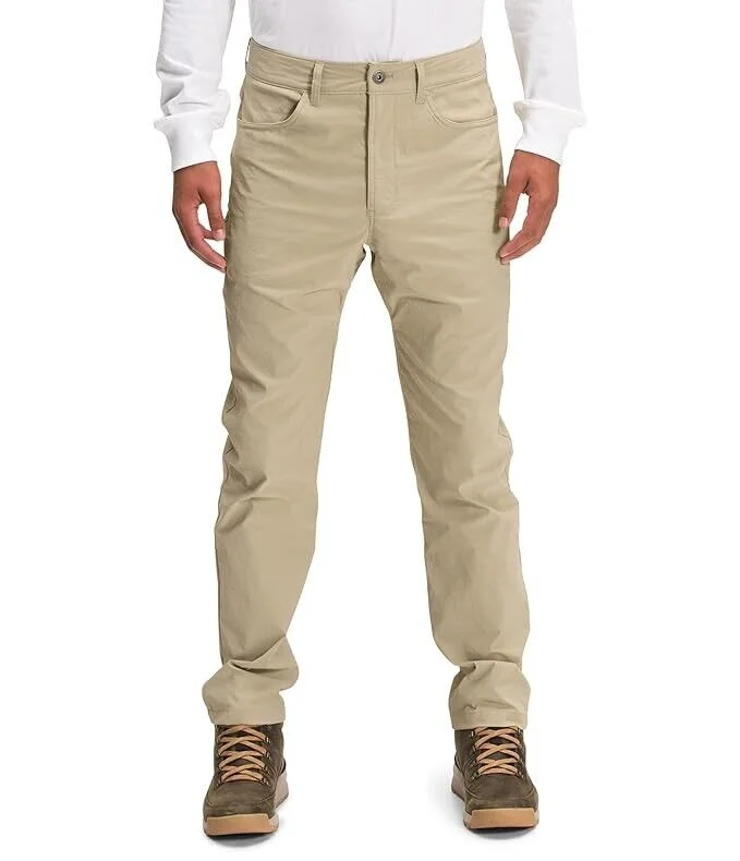 Waterproof hiking pants for rainy trail conditions -Pants for work-The North Face Sprag NF0A5J96ZDL Men's Twill Beige 5-Pocket Pants 40/REG NCL627