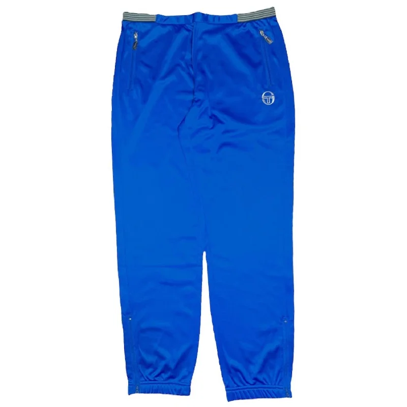 Quick-dry travel pants for adventurous globetrotters -Pants for athletes-Men's Deuce Track Pants In Royal/white