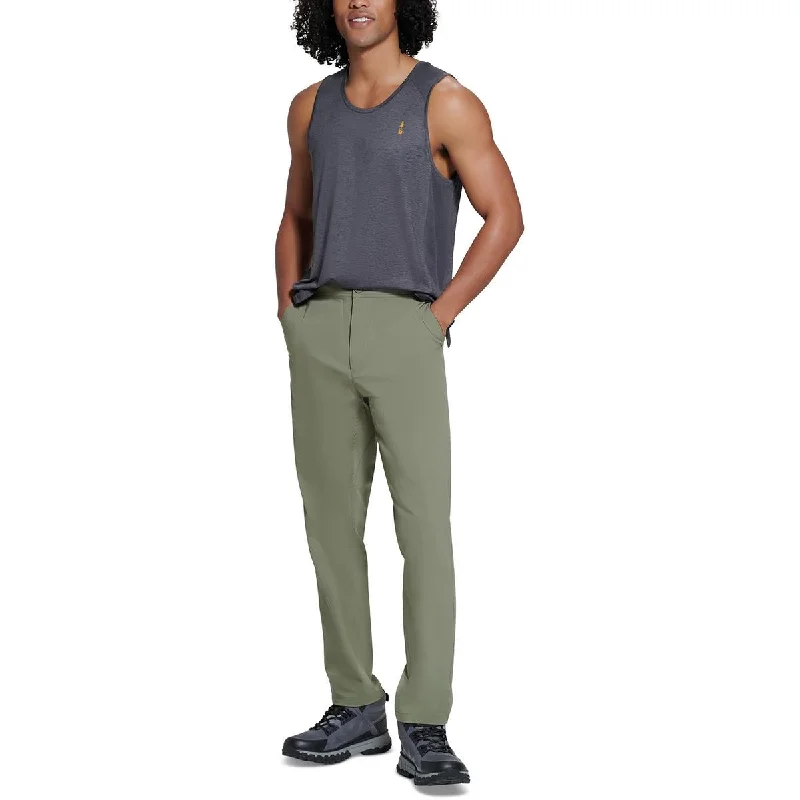 Breathable cotton pants for all-day summer ease -Pants with striped design-Boulder Mens Hiker Ripstop Straight Leg Pants