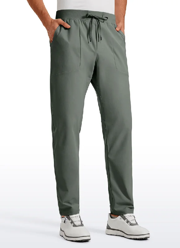 Rugged ripstop pants for extreme adventure durability -Pants with relaxed fit-All-day Comfy Slim-Fit Golf Pants 31''