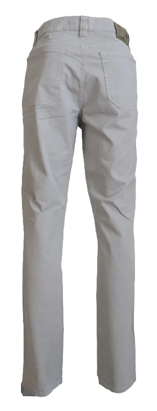 Durable canvas pants for heavy-duty work use -Pants with wide legs-Jeckerson Elegant  Cotton Blend Men's Pants