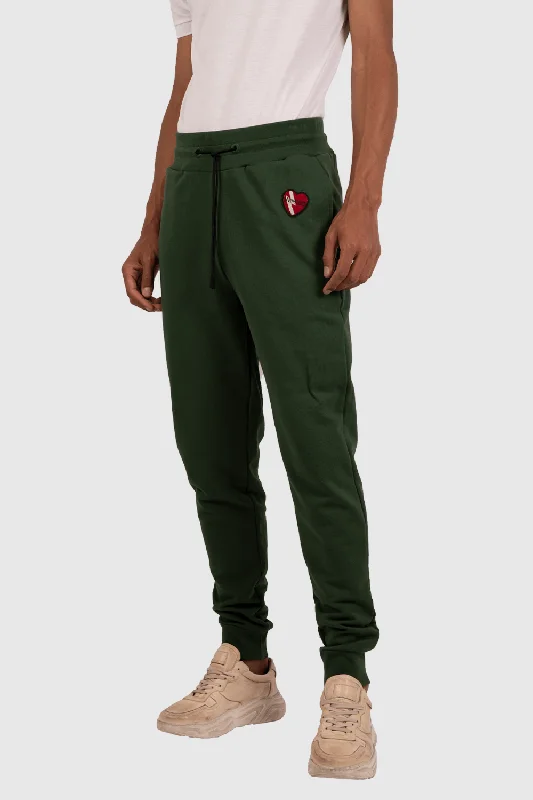 Tailored ankle pants for chic office outfits -Pants for musicians-Inimigo Embroidery Sweatpants