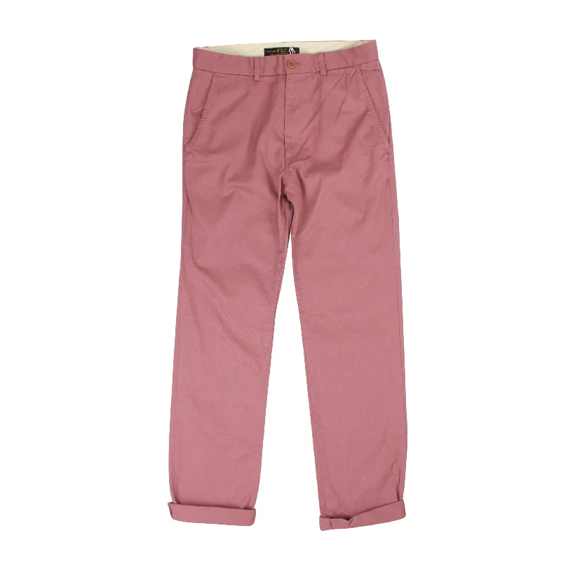 Classic khaki pants for timeless wardrobe staples -Pants for outdoor activities-Freeman'S Sporting Club Cotton Canvas Pants - Mauve