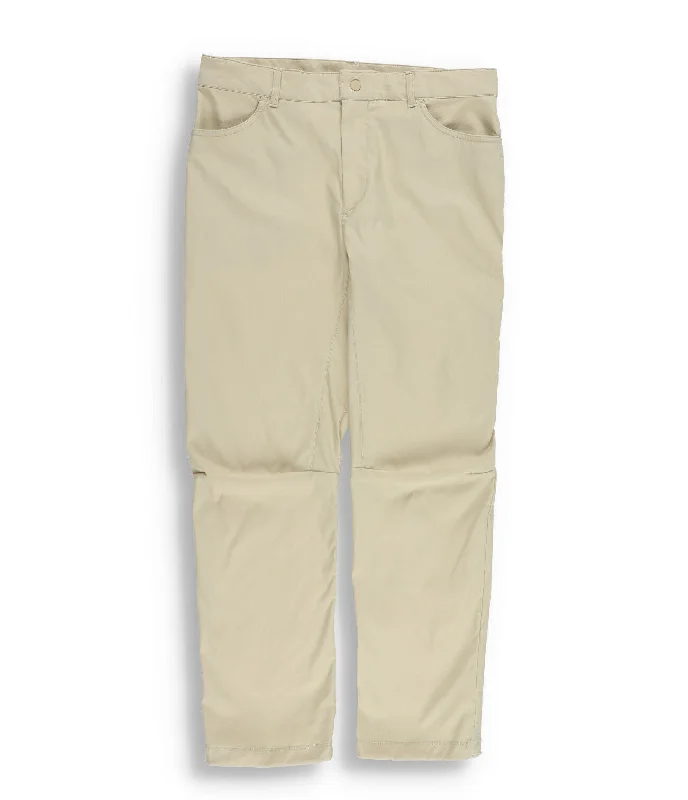 Classic straight-leg pants for versatile daily wear -Pants with adjustable waist-The North Face Project NF0A7UX63X4 Men Tan 5-Pockets Pull On Casual Pants NCL537