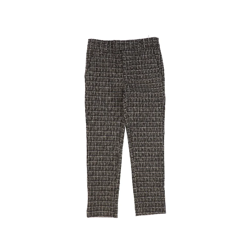 Stretchy skinny pants for figure-hugging appeal -Pants for dancers-HARPER JAMES MULTI CHECKERED WOOL PANTS [FINAL SALE]