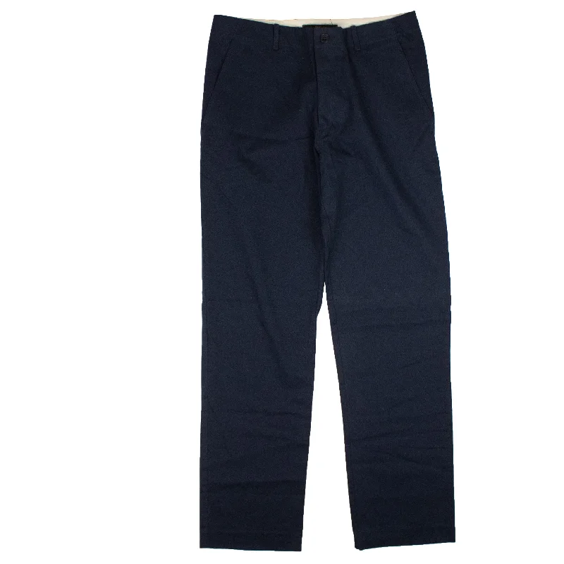 Cozy fleece pants for cold winter nights -Pants for office-Freeman'S Sporting Club Tweed Acaademy Wool Pants - Navy