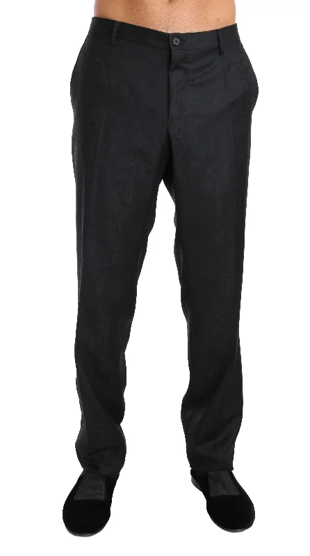 Designer skinny pants for luxury fashion flair -Pants for teenagers-Dolce & Gabbana Elegant  Formal Men's Pants