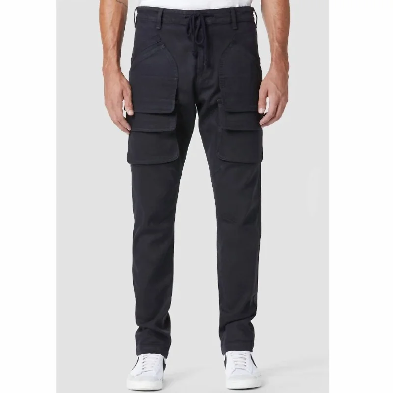 Casual khaki pants for weekend errand runs -Pants for fishing-Tracker Cargo Pants In Black Wax