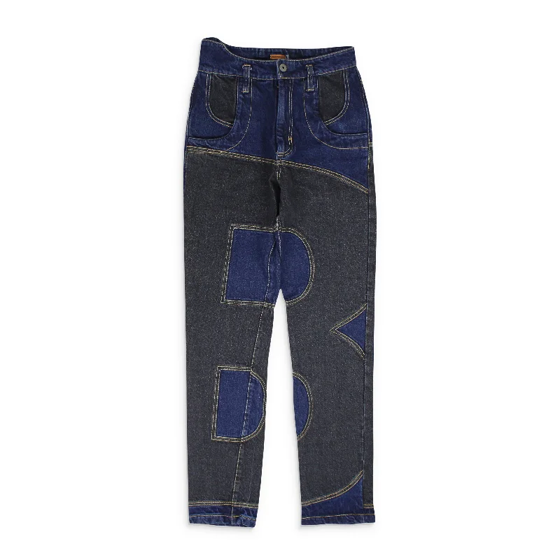 Quick-dry travel pants for adventurous globetrotters -Pants for athletes-Barragan BLACK POCKET BLUE B-PANTS