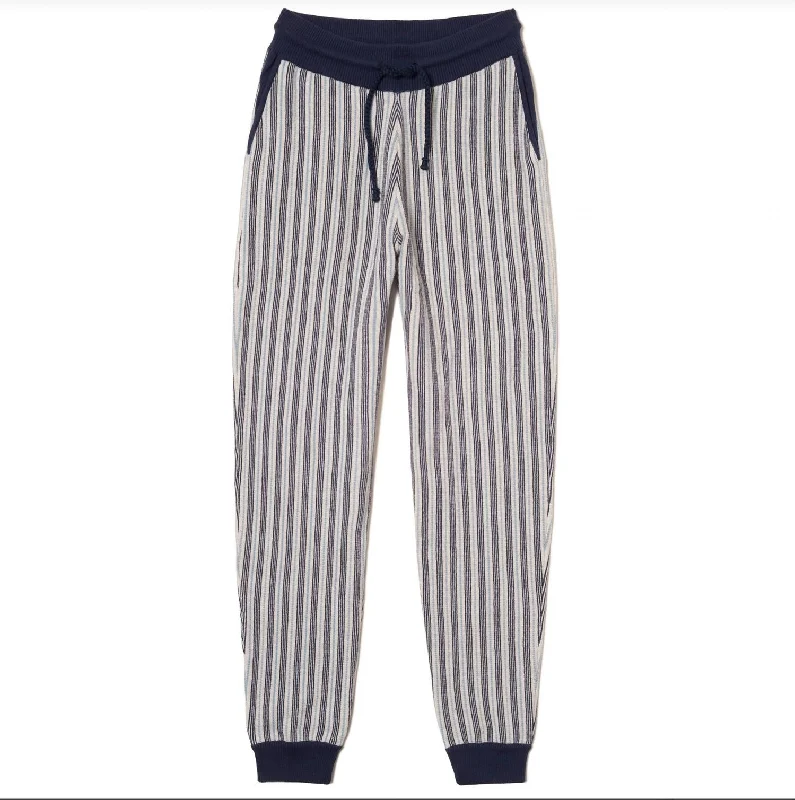 High-waisted skinny pants for trendy women’s fashion -Pants for women-Men's Woven Stripe Sweatpants In Multi