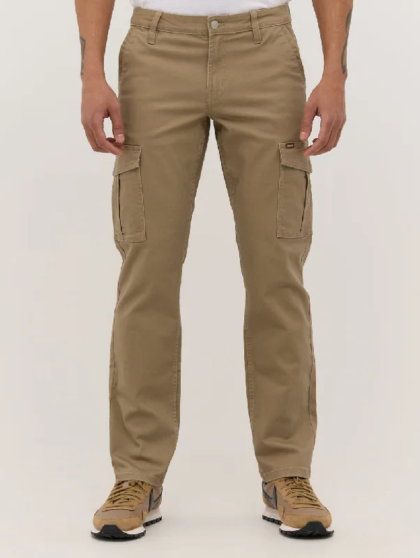 Classic straight-leg pants for versatile daily wear -Pants with adjustable waist-Brock Slim Fit Cargo Pants