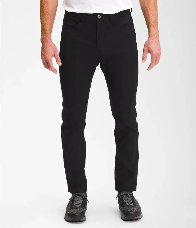 Comfortable stretch pants for casual daily wear -Pants for men-The North Face Sprag NF0A5J96JK3 Pants Mens Black Nylon 5-Pocket Zip Fly SGN1011