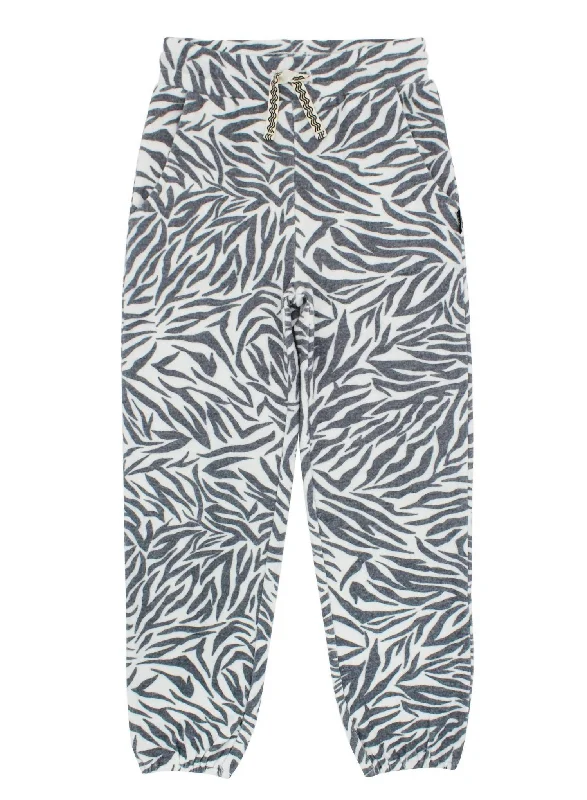 Bold patterned pants for standout fashion statements -Pants with anti-wrinkle fabric-Kids' Sunday Sweatpants In Gardenia