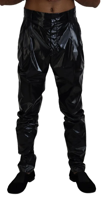 Stylish cropped pants for warm season trends -Pants with denim fabric-Dolce & Gabbana Sleek Italian  MainLine Men's Pants