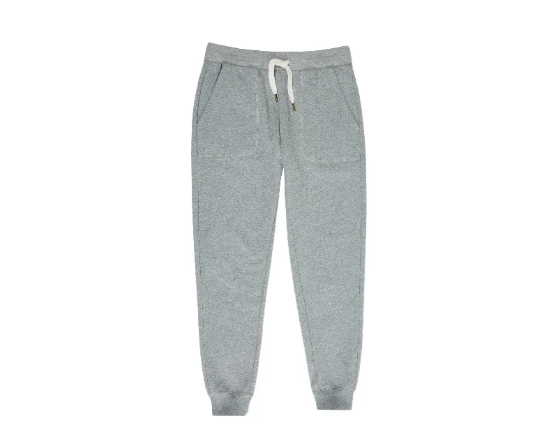 Windproof pants for chilly outdoor activities -Pants with waterproof fabric-Psycho Bunny Kilburn Mischief Zorro Bunny Grey Men's Sweatpants B6P529G1FL-HGY