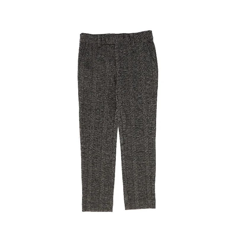 Classic wool pants for cold weather elegance -Pants for artists-HARPER JAMES BROWN HERRINGBONE DESIGN PANTS [FINAL SALE]