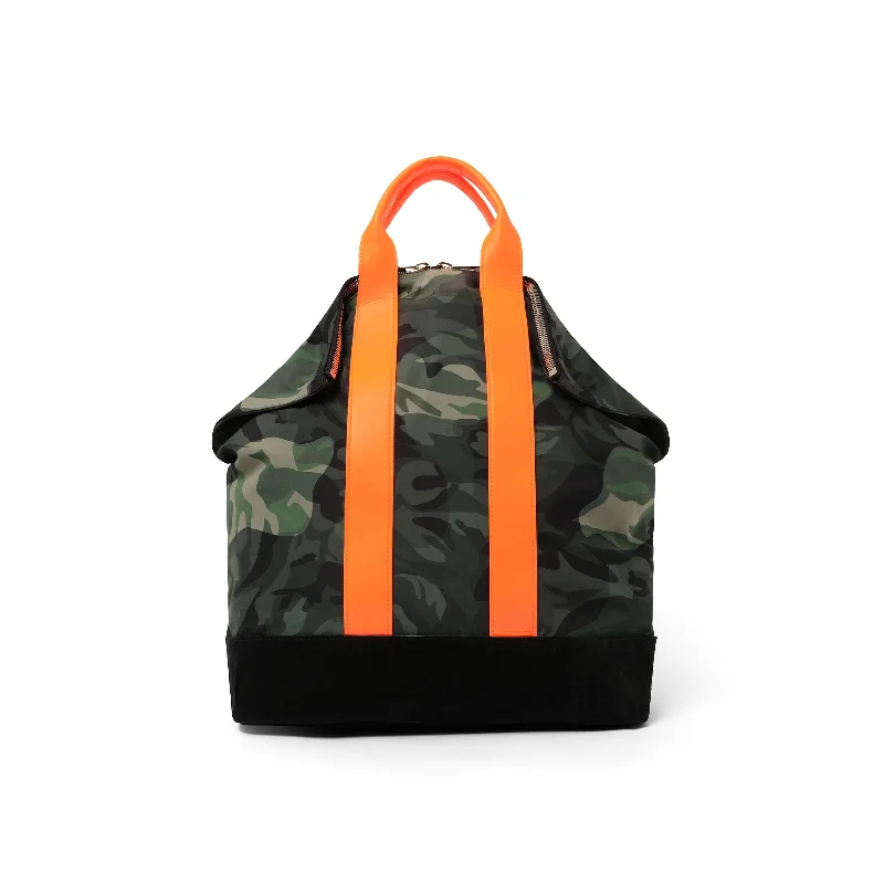 Roll-top backpack for versatile waterproof protection -Floreal Backpack in Military