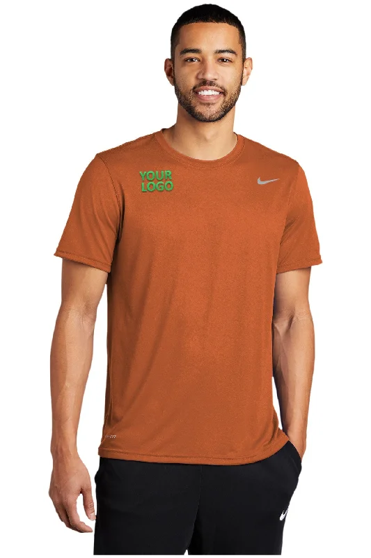 Convertible backpack for switching to shoulder bag -Nike Team rLegend Customized Tee's, Desert Orange