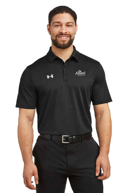 Personalized embroidered backpack for unique gift ideas -Under Armour Men's Tech Polo, Black [Allied Residential]