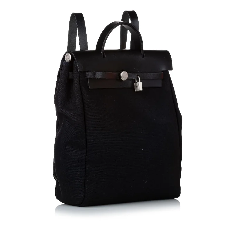 Reinforced bottom backpack for heavy load durability -Hermes Herbag Backpack (SHG-30037)