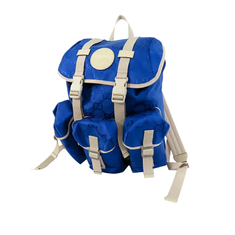 Waterproof roll-top backpack for kayaking adventures -Gucci Off the Grid Backpack (SHG-FIBDxW)