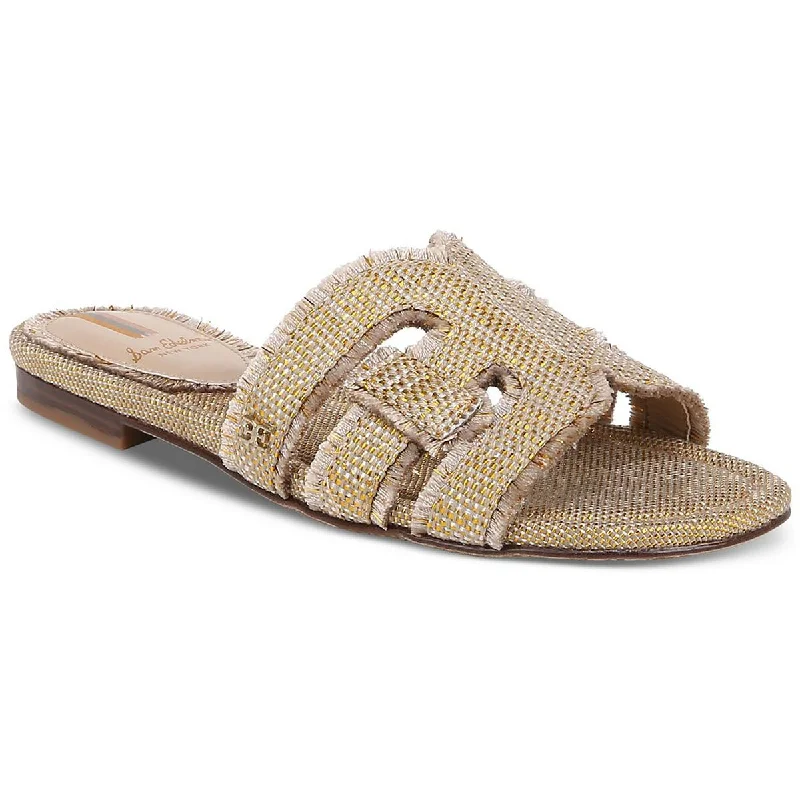 Comfortable sandals for women with cushioned soles and adjustable straps-Sandals for affordable fashion-Sam Edelman Womens BAY FRAY Comfort Insole Round toe Flatform Sandals