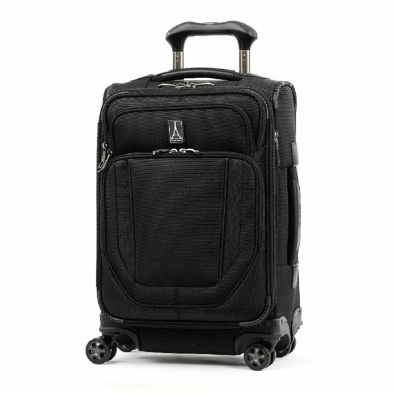 Modern backpack with RFID-blocking card protection -Travelpro Crew VersaPack Global Carry On Expandable Spinner