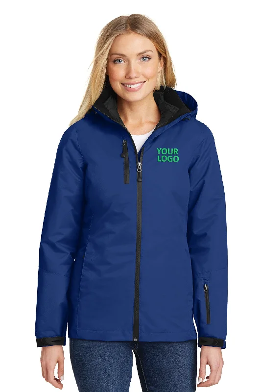 Birthday Jackets for Celebration -Jackets with cotton material-Port Authority Ladies Vortex Customized Waterproof 3-in-1 Jackets, Night Sky Blue/ Black