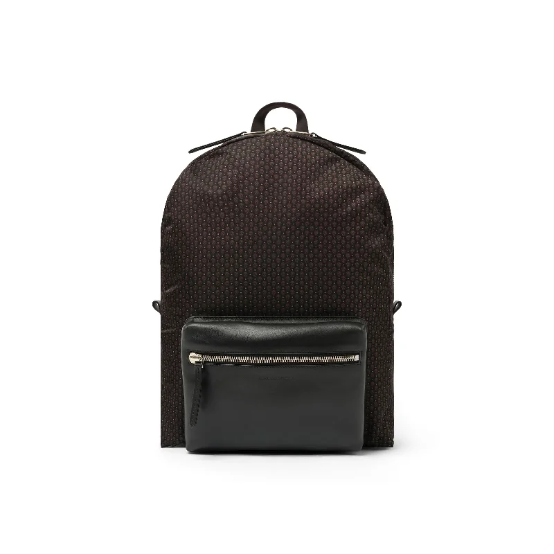 Vintage leather backpack for timeless explorer vibes -Mini Skull Backpack in Multicolor