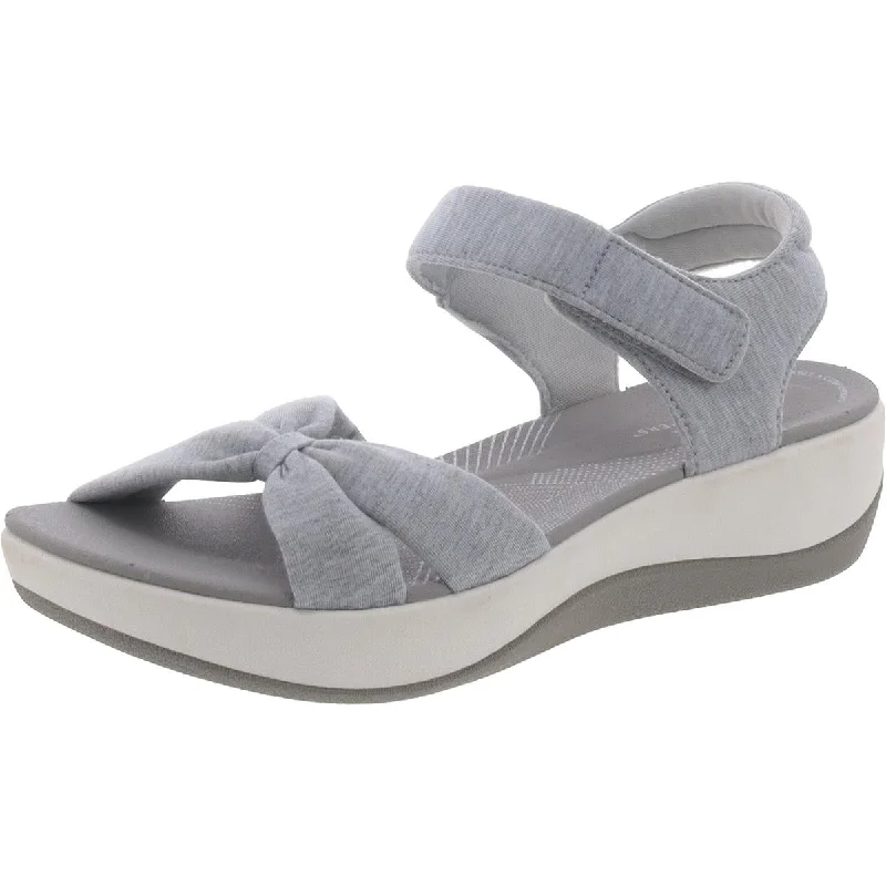 Stylish sandals for men with leather straps and simple yet sophisticated design-Sandals for tropical destinations-Clarks Womens Knit Lightweight Sport Sandals