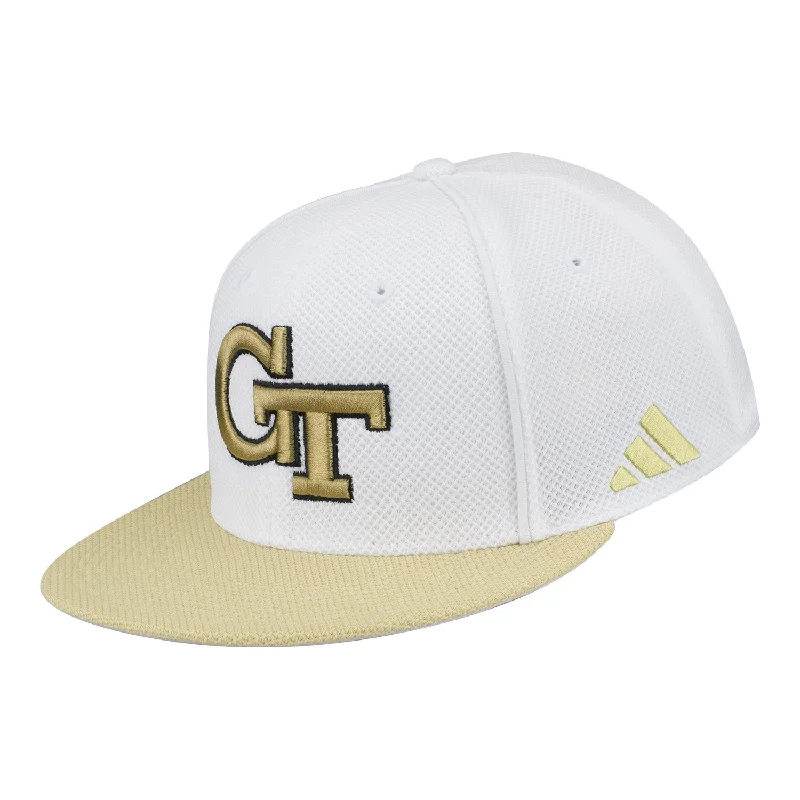 Padded Jackets for Extra Warmth -Jackets for work-Georgia Tech Yellow Jackets Two-Tone Primary Logo Hat