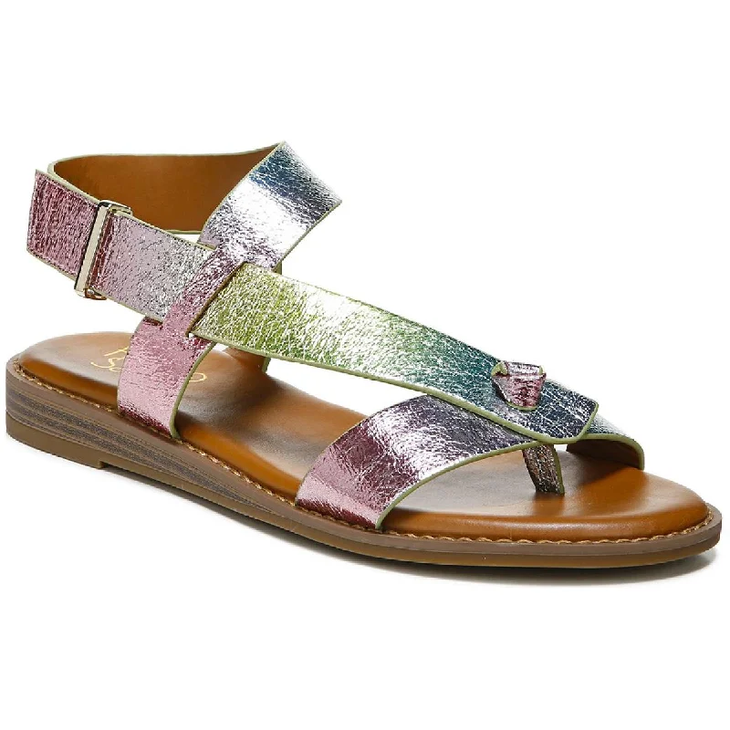 Bohemian sandals for women with fringe details and natural material accents-Sandals with memory foam-Franco Sarto Womens Glenni 2 Slingback Sandals