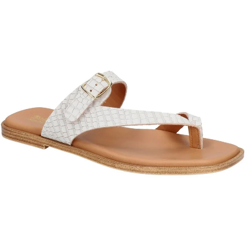 Trendy sandals for men with woven straps and lightweight footbed for comfort-Sandals for women-Bella Vita Womens Doe Italy Leather Slip On Slide Sandals