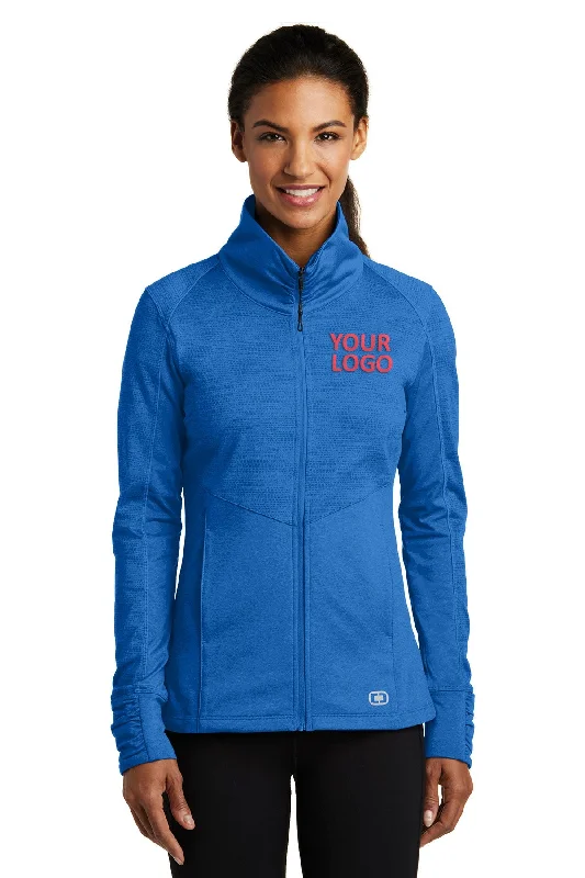 Team Jackets for Group Identity -Jackets with puffer style-OGIO ENDURANCE Ladies Sonar Custom Jackets, Electric Blue Heather