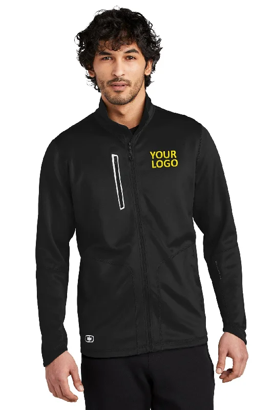 Weekend Jackets for Leisure -Jackets with removable hood-OGIO ENDURANCE Fulcrum Custom Jackets, Blacktop