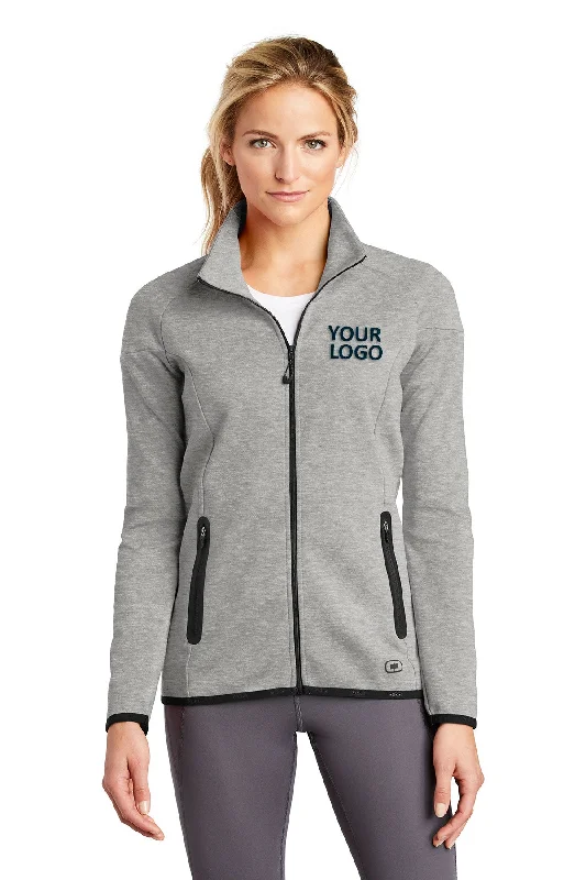 Mother's Day Jackets for Gift -Jackets with wool blend-OGIO ENDURANCE Ladies Origin Customized Jackets, Aluminum Grey