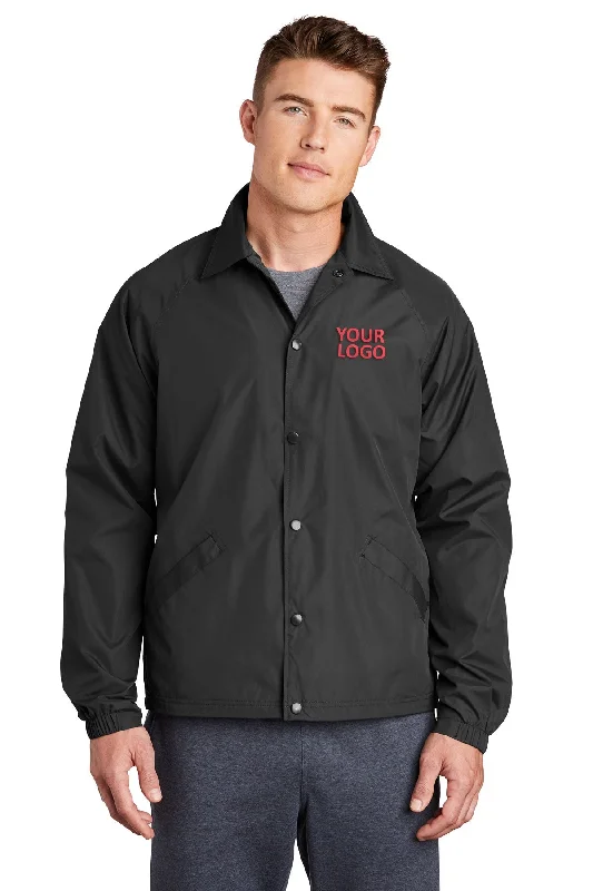 Beige Jackets for Neutral -Jackets for trendy looks-Sport-Tek Sideline Branded Jackets, Black