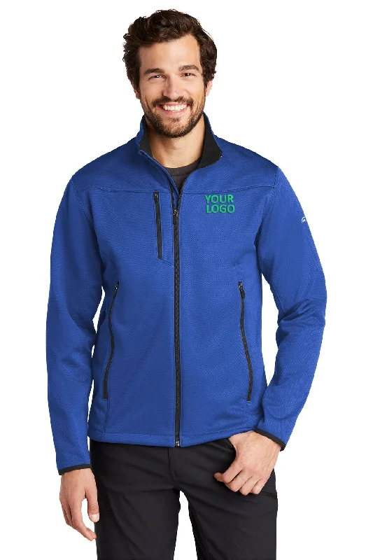 Organic Jackets for Natural -Jackets for extreme cold-Eddie Bauer Weather-Resist Custom Soft Shell Jackets, Cobalt Blue