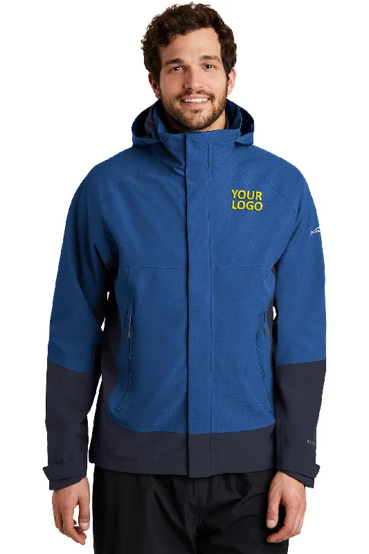 Zip-Up Jackets for Convenience -Jackets for hiking-Eddie Bauer WeatherEdge Custom Jackets, Cobalt Blue/ River Blue