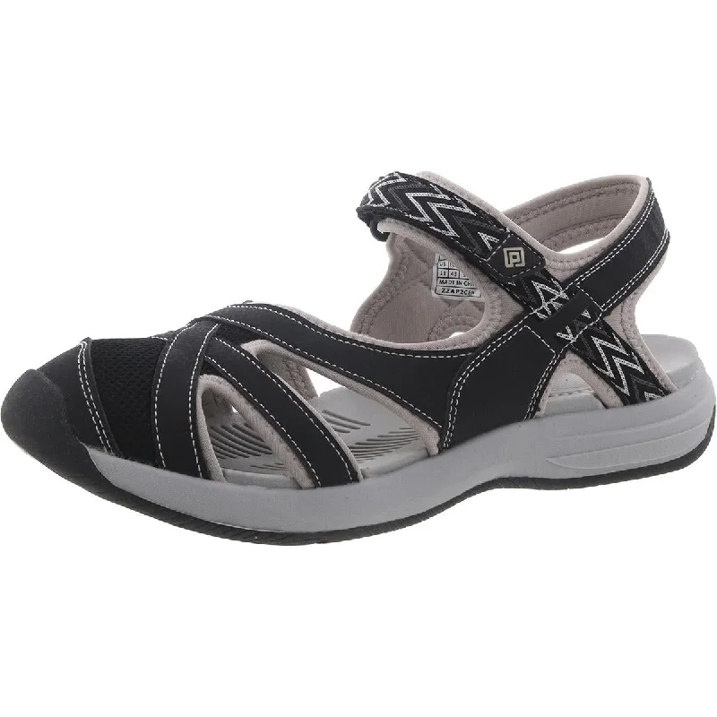 Stylish sandals for women with unique buckle details and flat design-Sandals for work-Dream Pairs Womens Slingback Lifestyle Sport Sandals