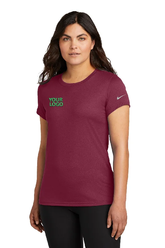 Durable kids’ backpack with spill-proof lining -Nike Ladies Swoosh Sleeve rLegend Customized Tee's, TeamMaroon