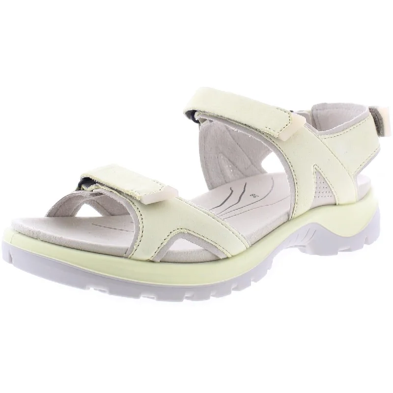 Elegant sandals for women with beaded straps and platform heels for special occasions-Sandals with vintage design-ECCO Womens Offroad Leather Ankle Strap Sport Sandals